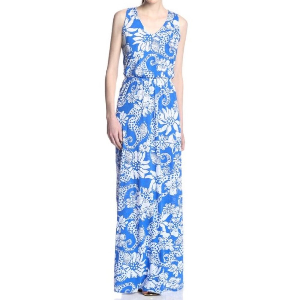 Lilly Pulitzer - Mills Seahorse Maxi Dress - Size XS